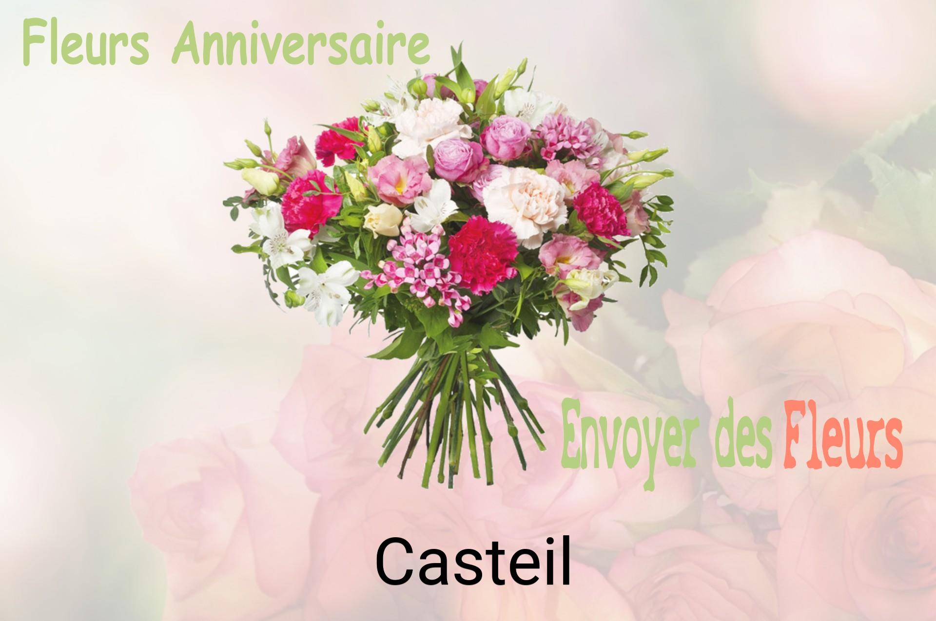 Bouquet de fleurs d’anniversaire livré à Casteil