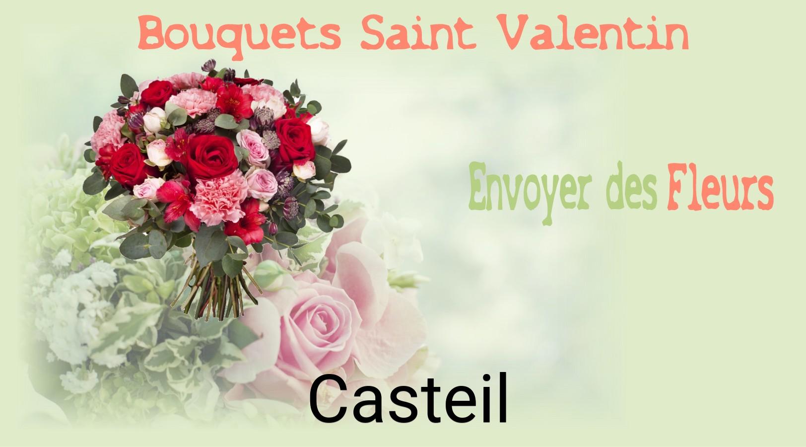 Roses de Saint-Valentin livrées à Casteil